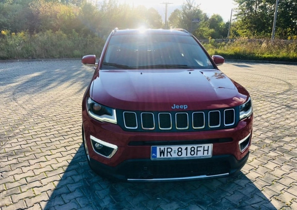 Jeep Compass cena 79000 przebieg: 71500, rok produkcji 2018 z Radom małe 781